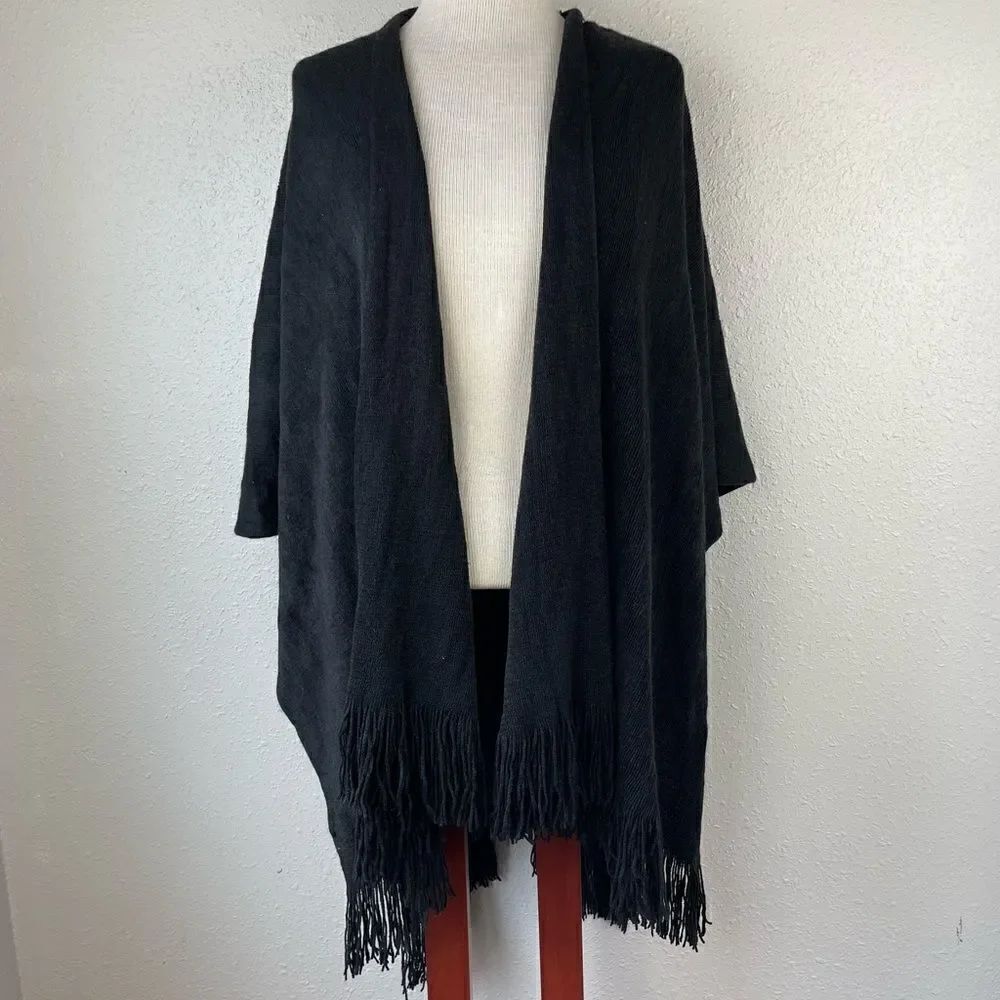 NWT NYA Black Sweater Wrap